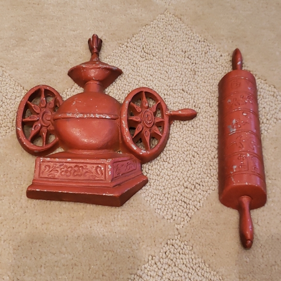 Sexton Wall Decor Vintage Kitchen, Dark Orange - Picture 6 of 6